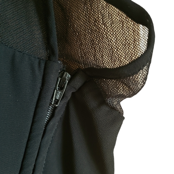 Torrid Floral Embroidered Mesh Little Black Dress - Picture 5 of 13